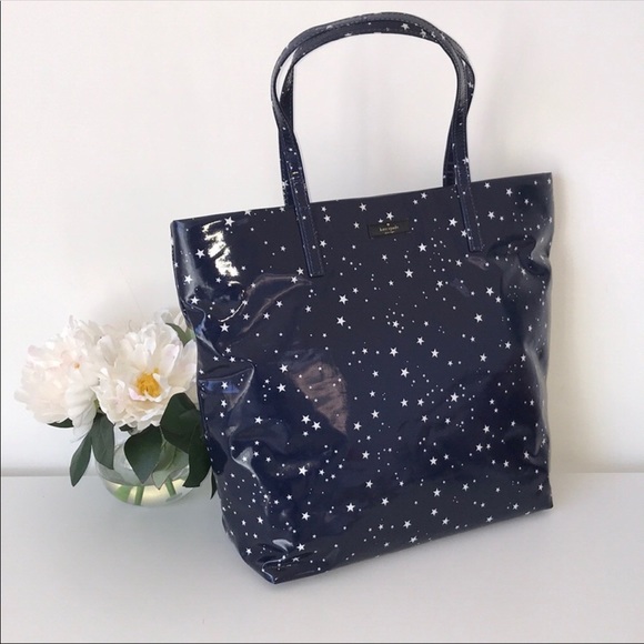 kate spade Handbags - NWOT Kate Spade Daycation Night Sky bon shopper